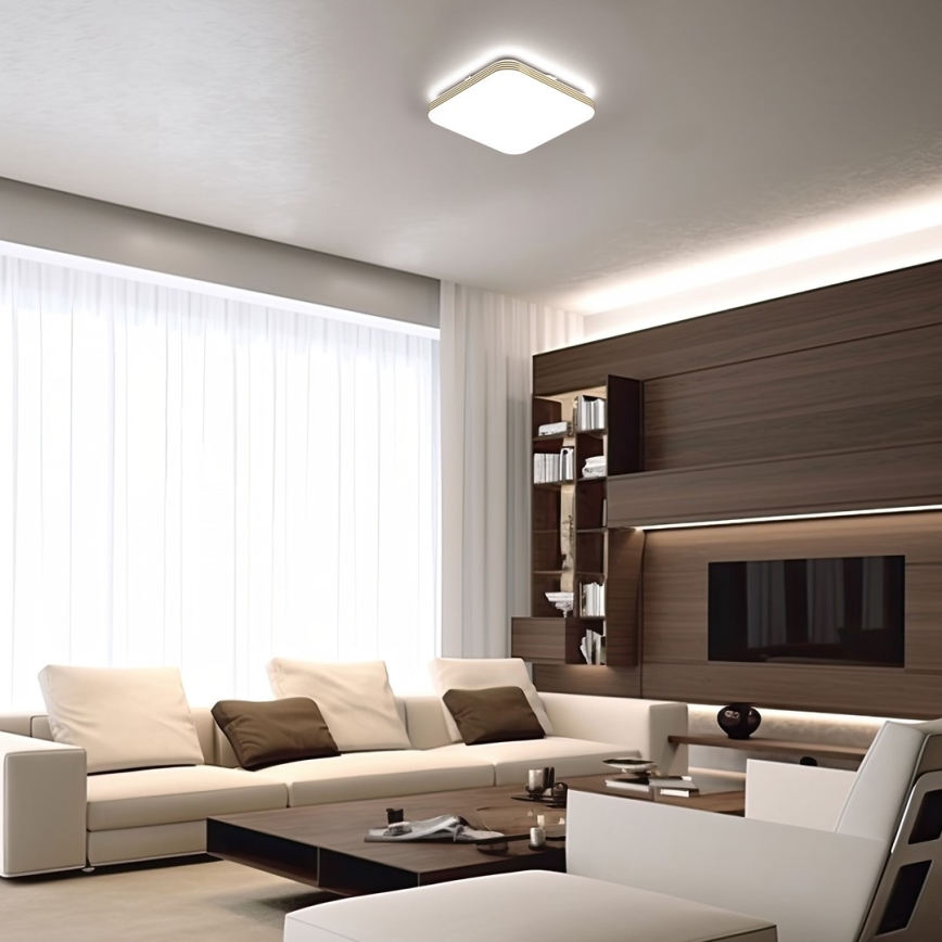 LED Plafonjera za kupatilo DABAR LED/11W/230V 4000K 26x26 cm IP44