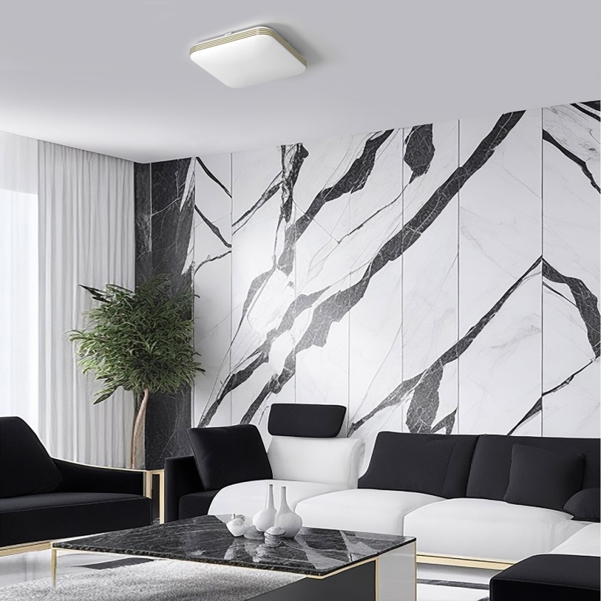 LED Plafonjera za kupatilo DABAR LED/17W/230V 4000K 33x33 cm IP44