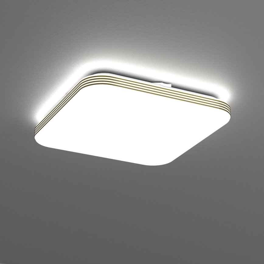 LED Plafonjera za kupatilo DABAR LED/17W/230V 4000K 33x33 cm IP44