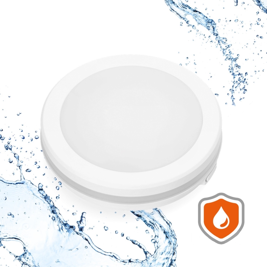 LED Plafonjera za kupatilo LED/12W/230V 3000/4000/6500K IP65 pr. 20 cm bela