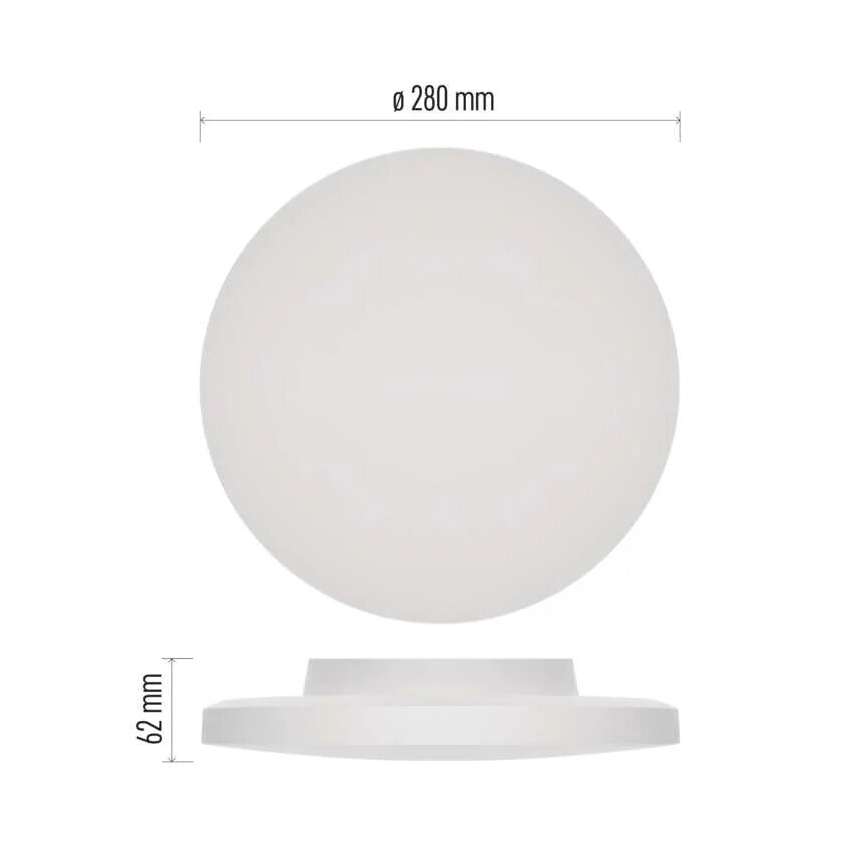 LED Plafonjera za kupatilo LED/15W/230V 3000/4000/5700K IP55 bela