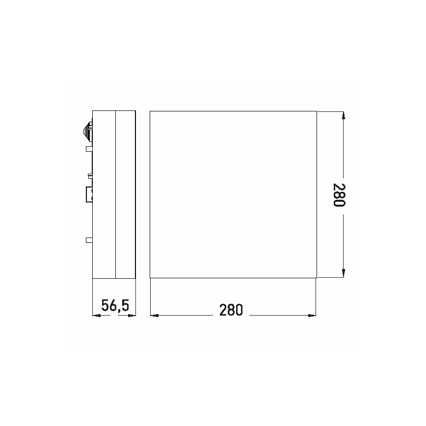 LED Plafonjera za kupatilo LED/18W/230V 3000/4000/6000K 28x28 cm IP44