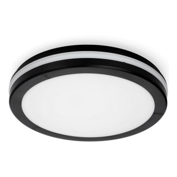 LED Plafonjera za kupatilo LED/18W/230V 3000/4000/6500K IP65 pr. 30 cm crno