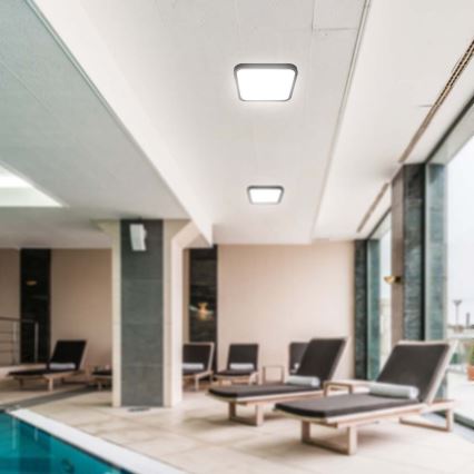 LED Plafonjera za kupatilo LED/18W/230V 4000K IP44 crno