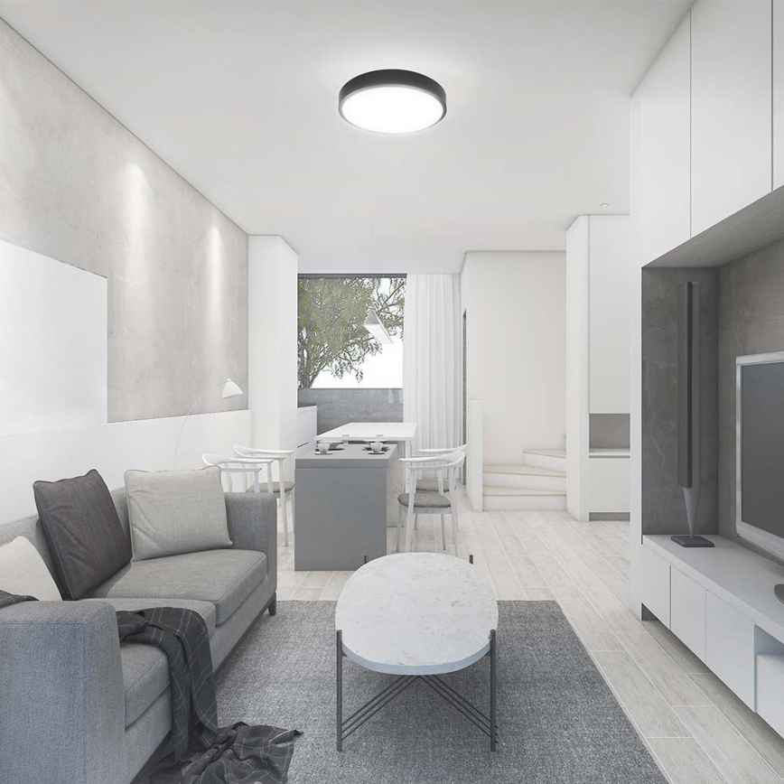 LED Plafonjera za kupatilo LED/24W/230V 4000K IP44 crno