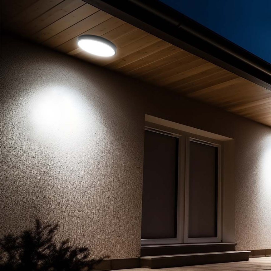 LED Plafonjera za kupatilo LED/24W/230V 4000K IP44 crno