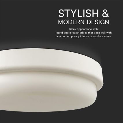 LED Plafonjera za kupatilo LED/24W/230V 4000K IP54 pr. 24 cm