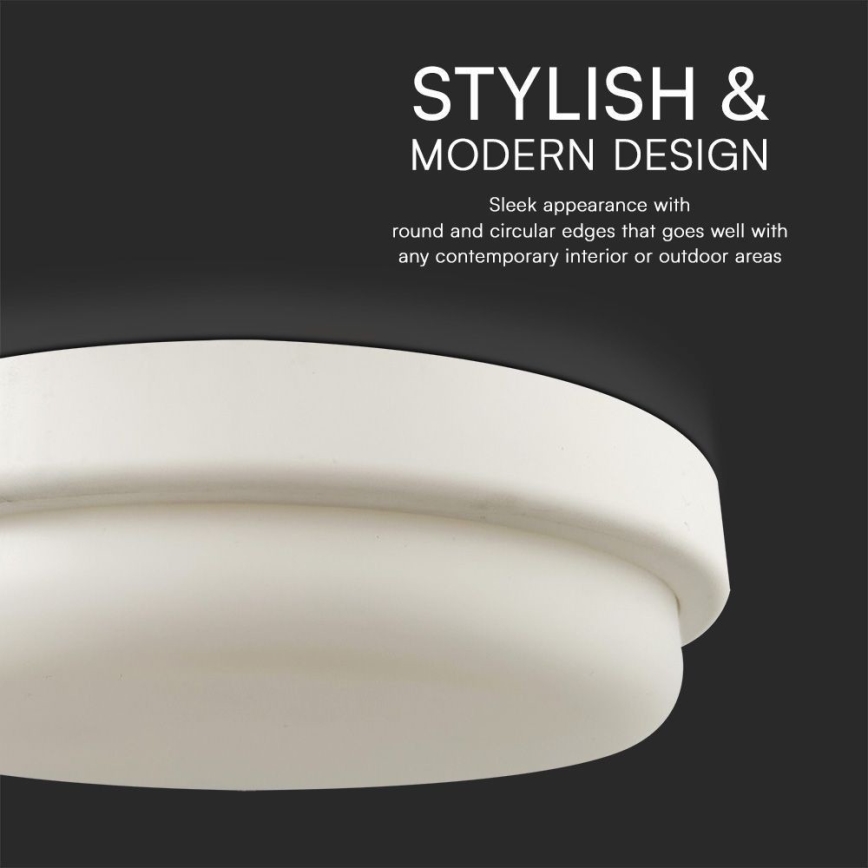 LED Plafonjera za kupatilo LED/24W/230V 4000K IP54 pr. 24 cm