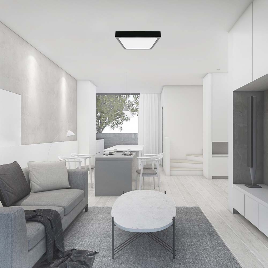 LED Plafonjera za kupatilo LED/24W/230V 6500K IP44 crno