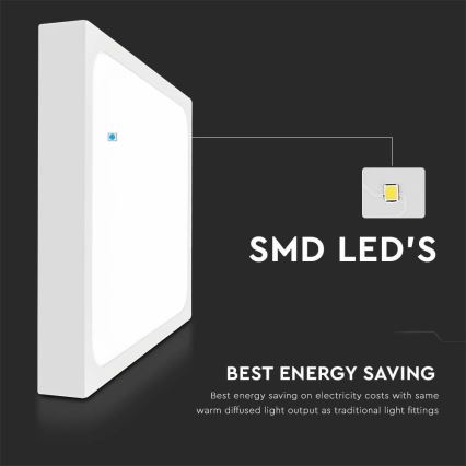LED Plafonjera za kupatilo LED/30W/230V 6500K IP44 bela