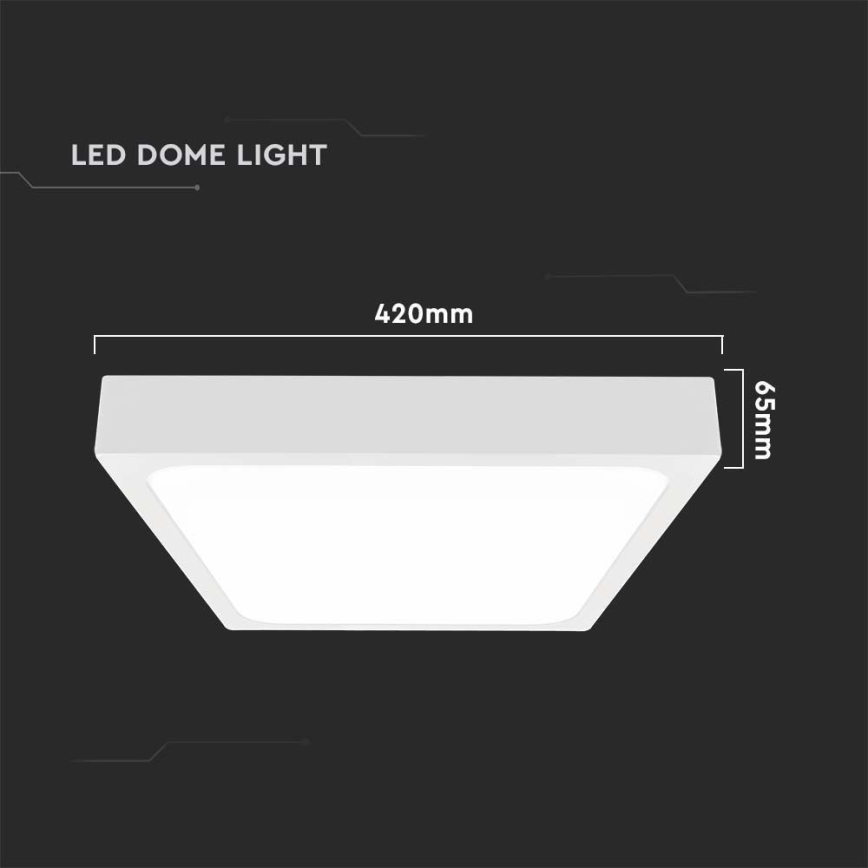 LED Plafonjera za kupatilo LED/30W/230V 6500K IP44 bela