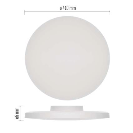 LED Plafonjera za kupatilo LED/32W/230V 3000/4000/5700K IP55 bela