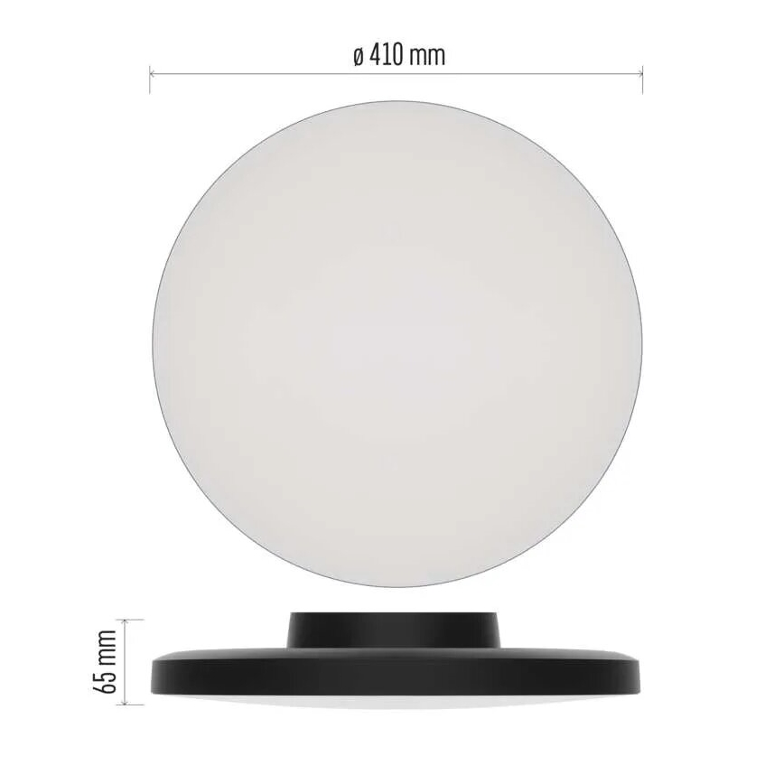 LED Plafonjera za kupatilo LED/32W/230V 3000/4000/5700K IP55 crno