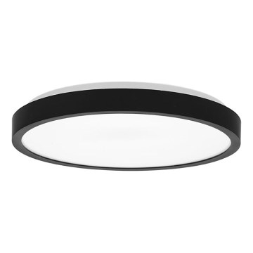 LED plafonjera za kupatilo LIRA LED/18W/230V 4000K pr. 29,5 cm IP44 crno