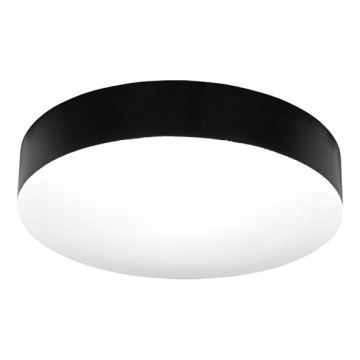 LED plafonjera za kupatilo MAKARON LED/24W/230V 3000/4000/6000K pr. 30 cm IP44 crno