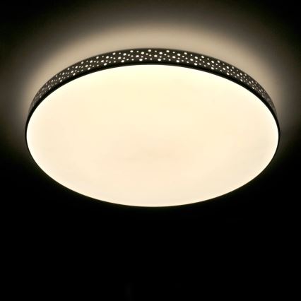 LED Plafonjera za kupatilo MOON LED/18W/230V crno IP44