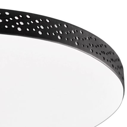 LED Plafonjera za kupatilo MOON LED/18W/230V crno IP44