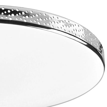 LED Plafonjera za kupatilo MOON LED/18W/230V sjajni krom IP44