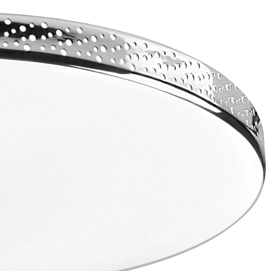 LED Plafonjera za kupatilo MOON LED/18W/230V sjajni krom IP44