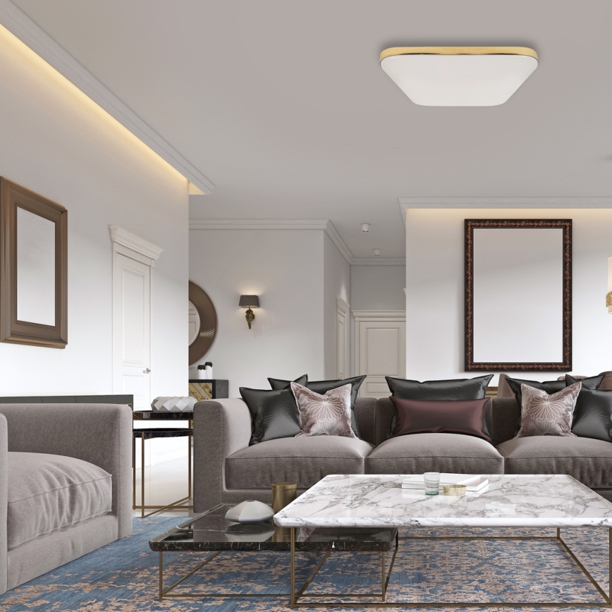 LED Plafonjera za kupatilo NEMO LED/17W/230V IP44 zlatna