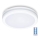 LED Plafonjera za kupatilo sa senzorom LED/18W/230V 3000/4000/6500K IP65 pr. 30 cm bela + Daljinski upravljač