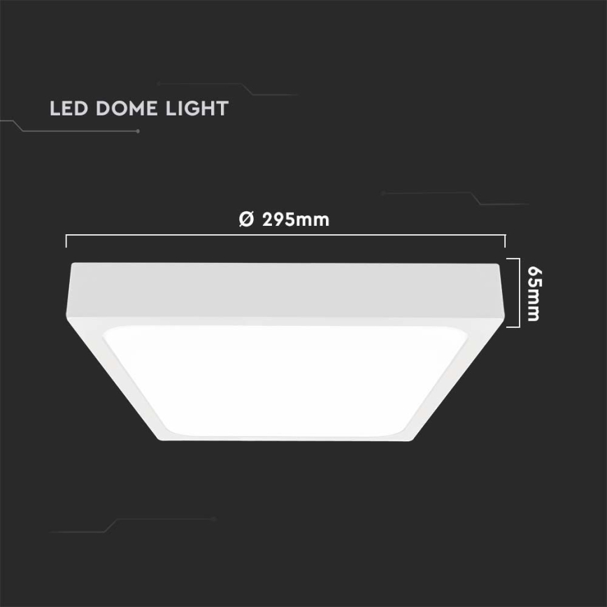 LED Plafonjera za kupatilo sa senzorom LED/24W/230V 4000K IP44 bela