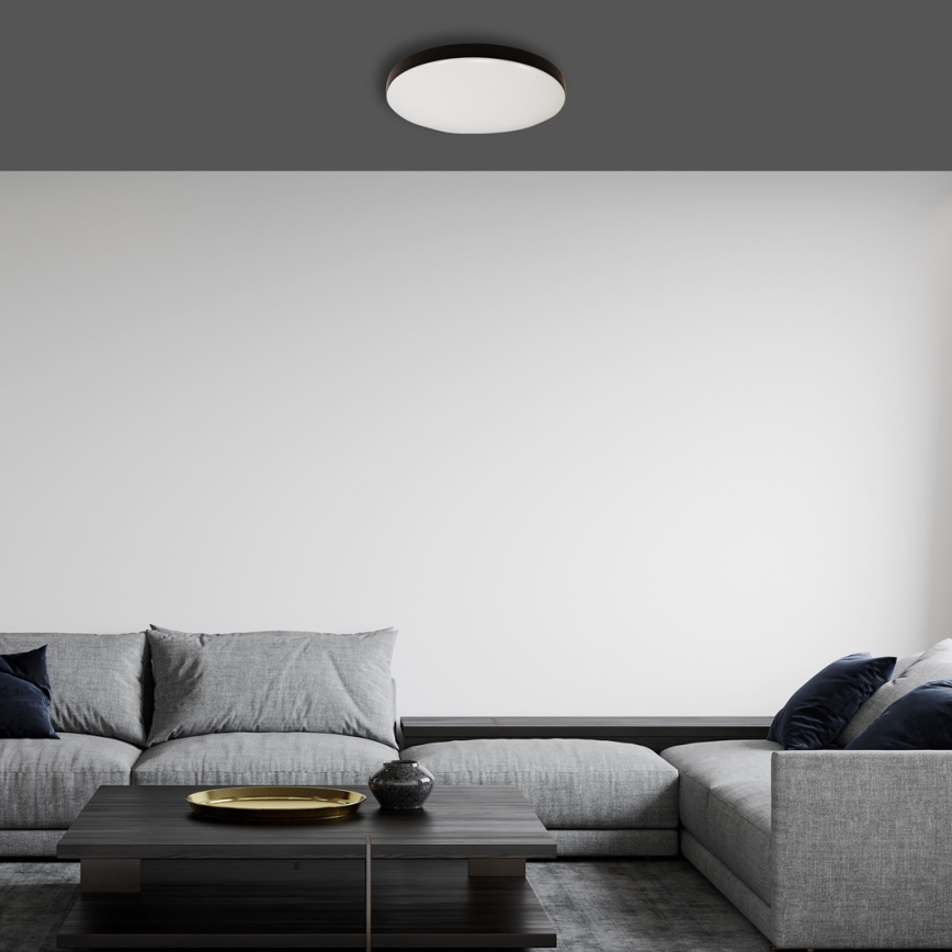 LED Plafonjera za kupatilo sa senzorom MAYA LED/13W/230V pr. 33 cm IP44 crno