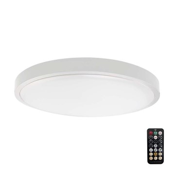 LED Plafonjera za kupatilo sa senzorom SAMSUNG CHIP LED/18W/230V IP44 3000K pr. 29 cm bela + Daljinski upravljač