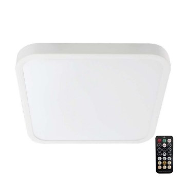 LED Plafonjera za kupatilo sa senzorom SAMSUNG CHIP LED/18W/230V IP44 4000K 29x29 cm bela + Daljinski upravljač