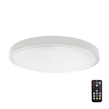 LED Plafonjera za kupatilo sa senzorom SAMSUNG CHIP LED/24W/230V IP44 4000K pr. 35 cm bela + Daljinski upravljač