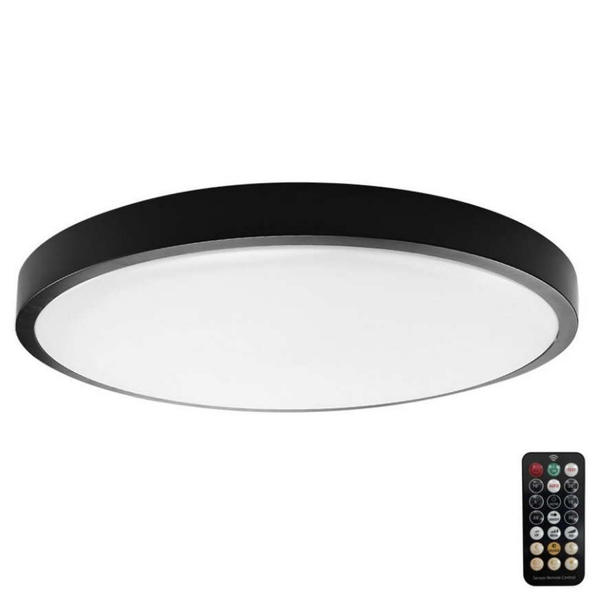LED Plafonjera za kupatilo sa senzorom SAMSUNG CHIP LED/24W/230V IP44 4000K pr. 35 cm + Daljinski upravljač