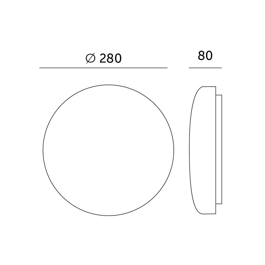 LED Plafonjera za kupatilo sa senzorom SOFI LX LED/13W/230V IP44 pr. 28 cm