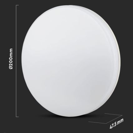 LED Plafonjera za kupatilo SAMSUNG CHIP LED/15W/230V 20cm 3000K IP44