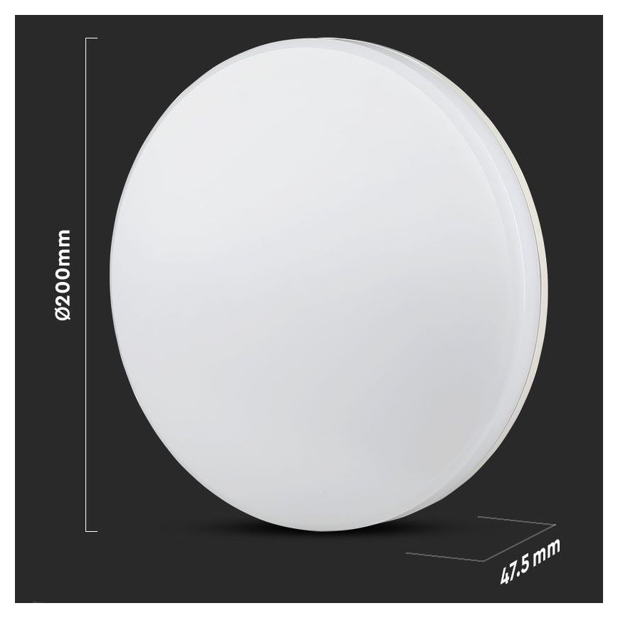 LED Plafonjera za kupatilo SAMSUNG CHIP LED/15W/230V 20cm 3000K IP44