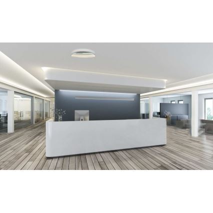 LED Prigušiva plafonjera za kupatilo SLIDE LED/6/12/18/24W/230V 2900/4000/6200K IP44 bela