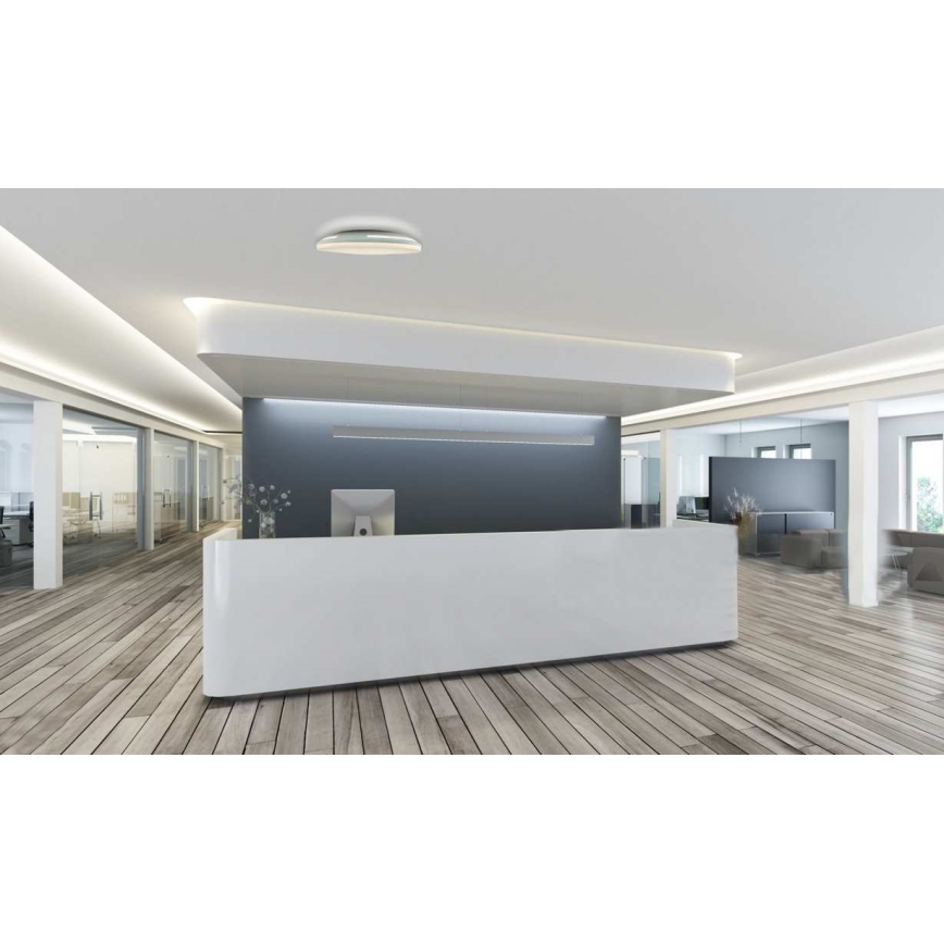 LED Prigušiva plafonjera za kupatilo SLIDE LED/6/12/18/24W/230V 2900/4000/6200K IP44 bela