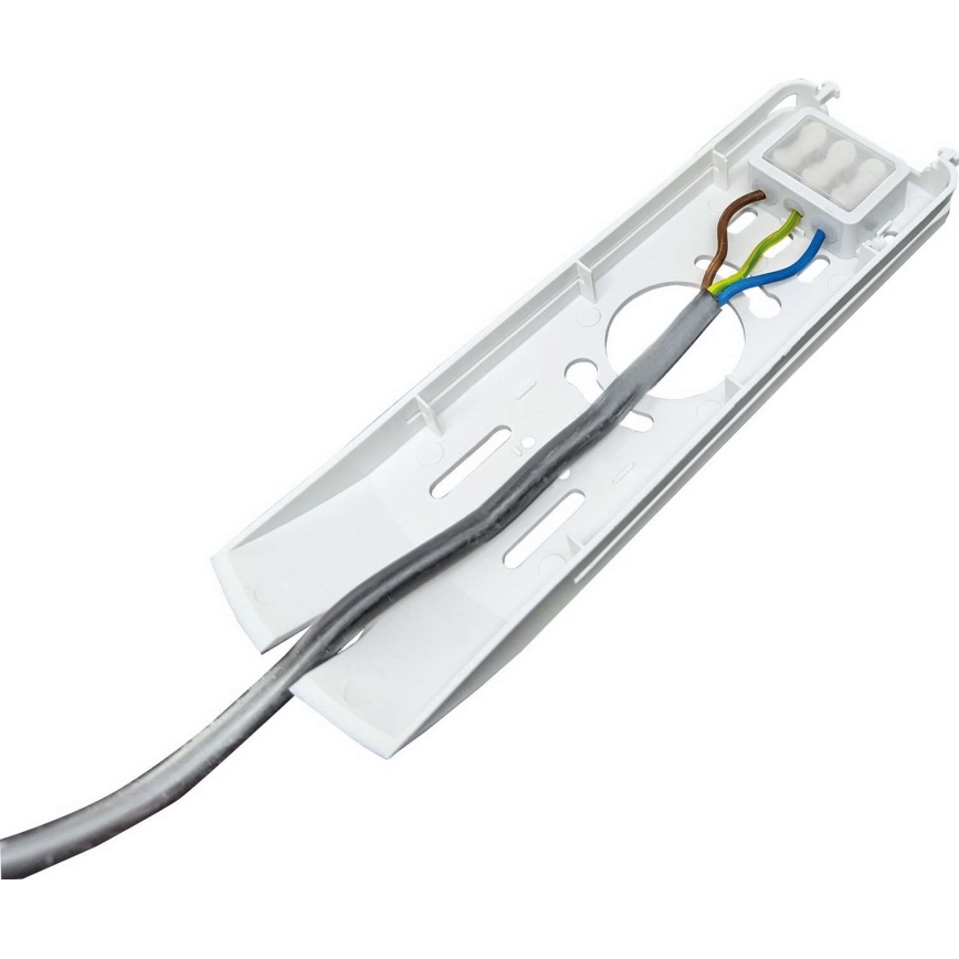 LED Prigušiva plafonjera za kupatilo SLIDE LED/6/12/18/24W/230V 2900/4000/6200K IP44 bela