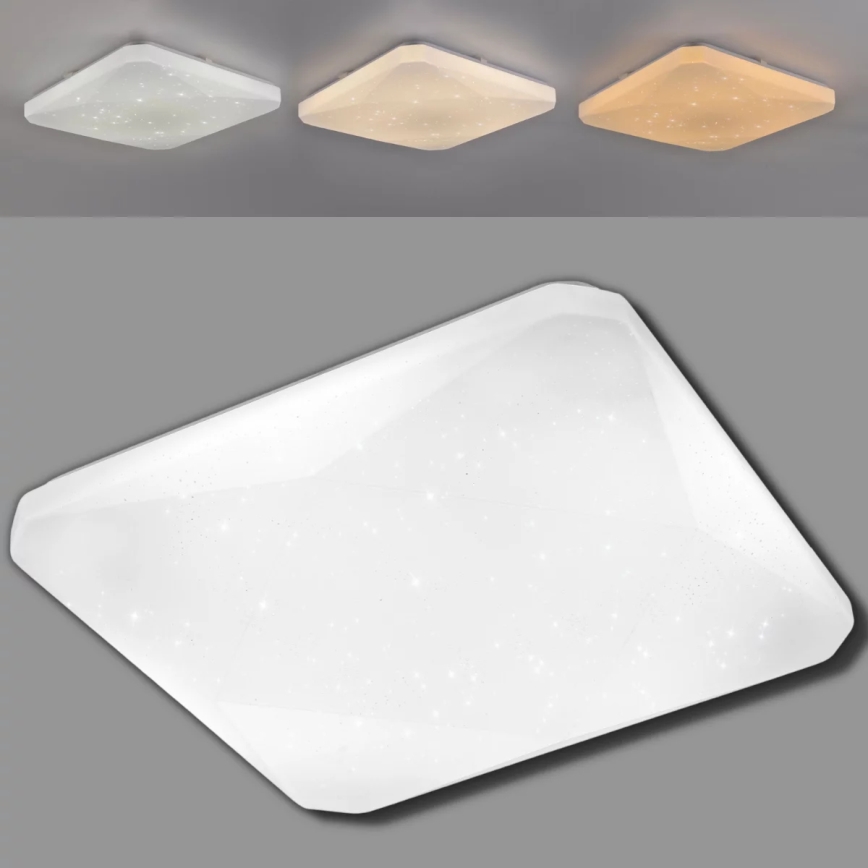LED Plafonjera za prigušivanje KASTOR na Daljinski upravljač LED/72W/230V