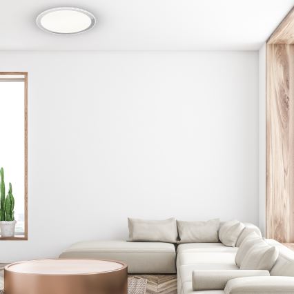 LED Plafonjera za prigušivanje LAYLA sa daljinskim upravljačem 1xLED/66W/230V