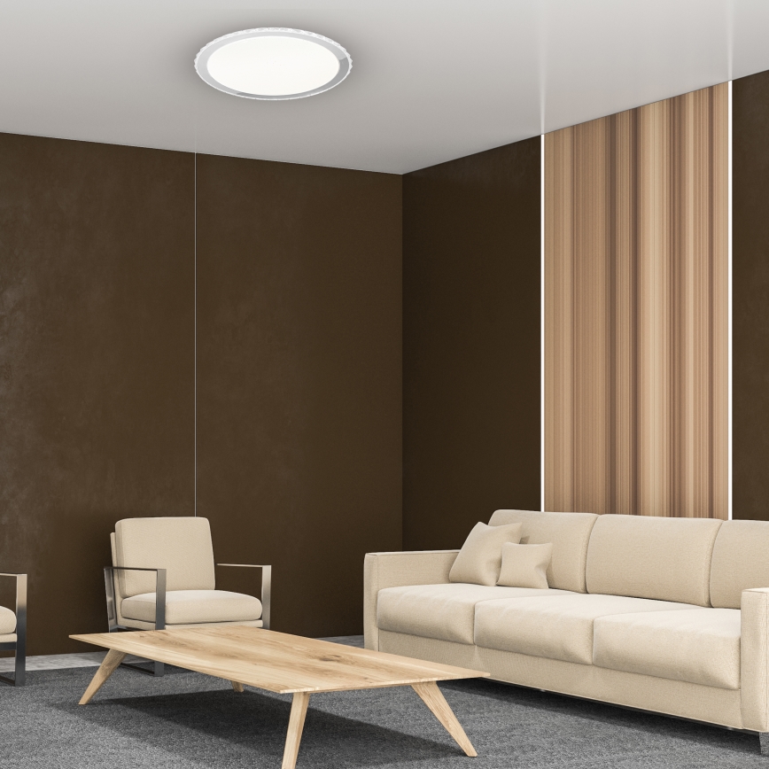 LED Plafonjera za prigušivanje LAYLA sa daljinskim upravljačem 1xLED/66W/230V