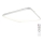 LED Plafonjera za prigušivanje PALERMO LED/72W/230V