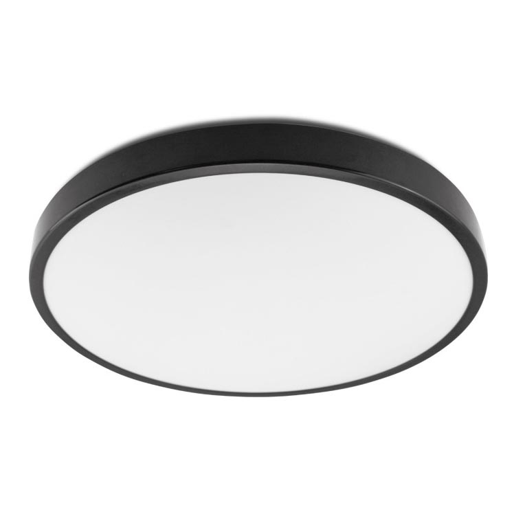 LED Plafonjera ZOE LED/24W/230V IP44 crno