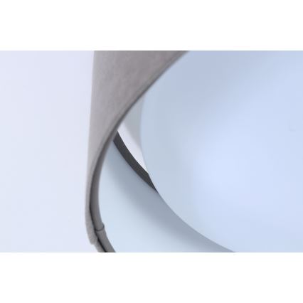 LED prigušiva plafonska lampa SMART GALAXY LED/24W/230V prečnika 45 cm 2700-6500K Wi-Fi Tuya siva/bela + daljinski upravljač