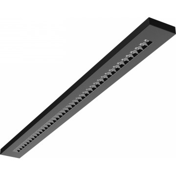 LED Plafonska/viseća lampa PLANK LED/20/30/40W/230V 2700/4000/6000K CRI 90 crno