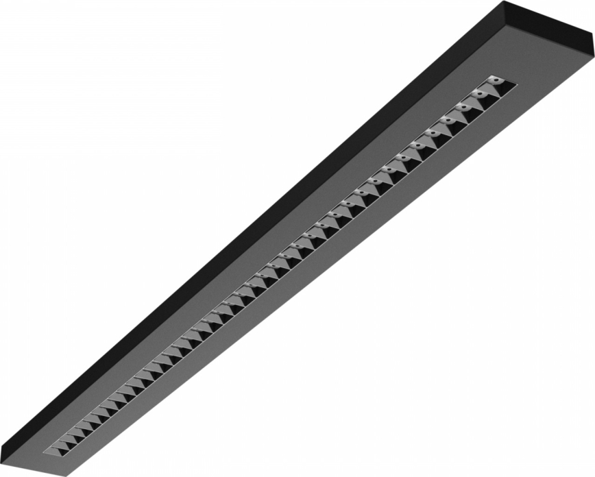 LED Plafonska/viseća lampa PLANK LED/20/30/40W/230V 2700/4000/6000K CRI 90 crno