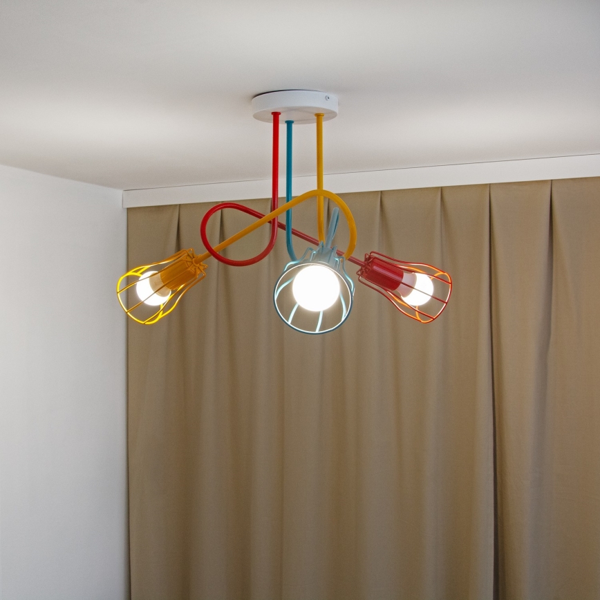 LED plafonski luster OXFORD 3xE27/15W/230V
