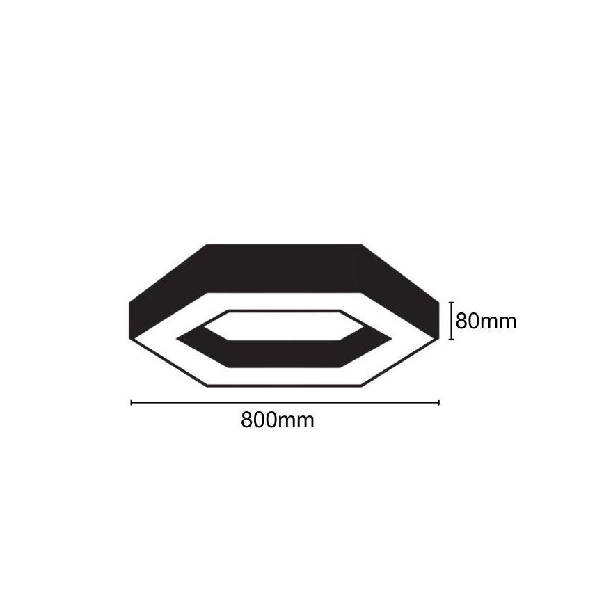 LED plafonsko svetlo 40W/230V 4000K, prečnik 80 cm