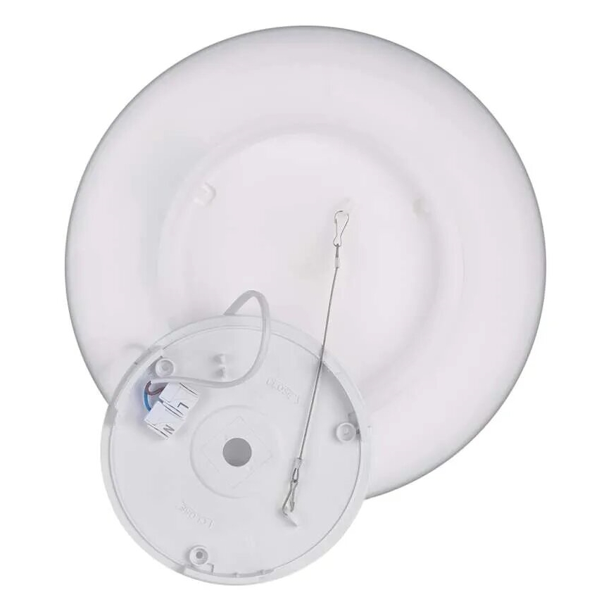 LED plafonsko svetlo FLORI LED/18W/230V 4000K crno, prečnika 29 cm