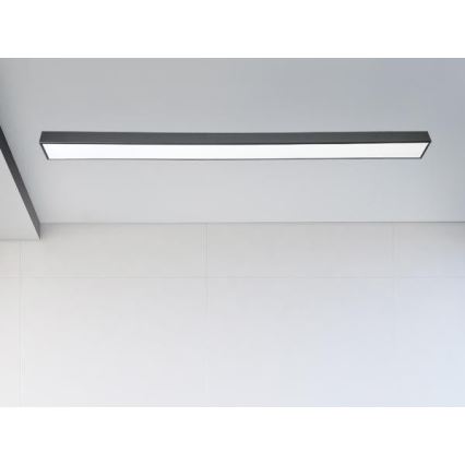 LED plafonsko svetlo LED/32W/230V 4000K 120x7 cm crna