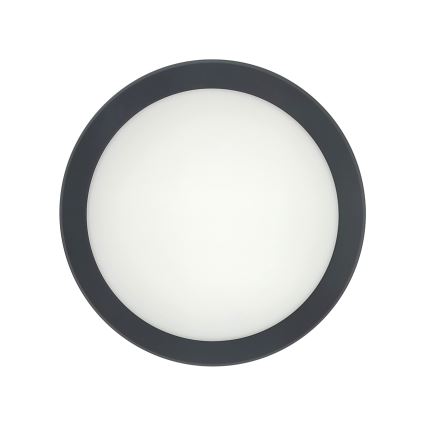LED stropno svetlo sa senzorom pokreta LED/20W/230V 3000/4000/6500K prečnik 230 cm IP54 antracit